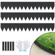 VEVOR Steel Landscape Edging, 3-pack Steel Garden Edging Borders, 40