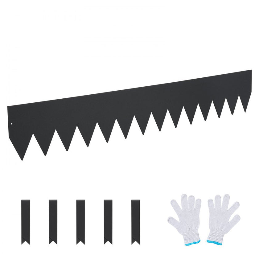 VEVOR Steel Landscape Edging, 3-pack Steel Garden Edging Borders, 40