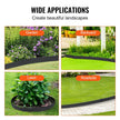 VEVOR Steel Landscape Edging, 4-pack Steel Garden Edging Borders, 40