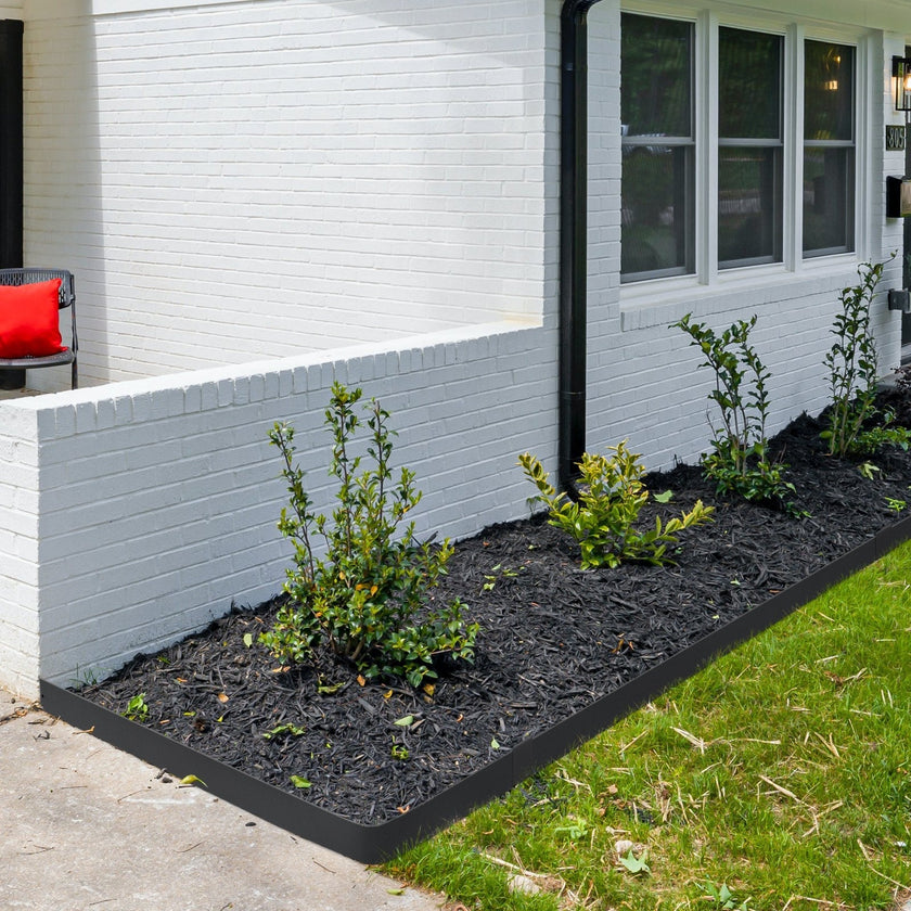 VEVOR Steel Landscape Edging, 4-pack Steel Garden Edging Borders, 40