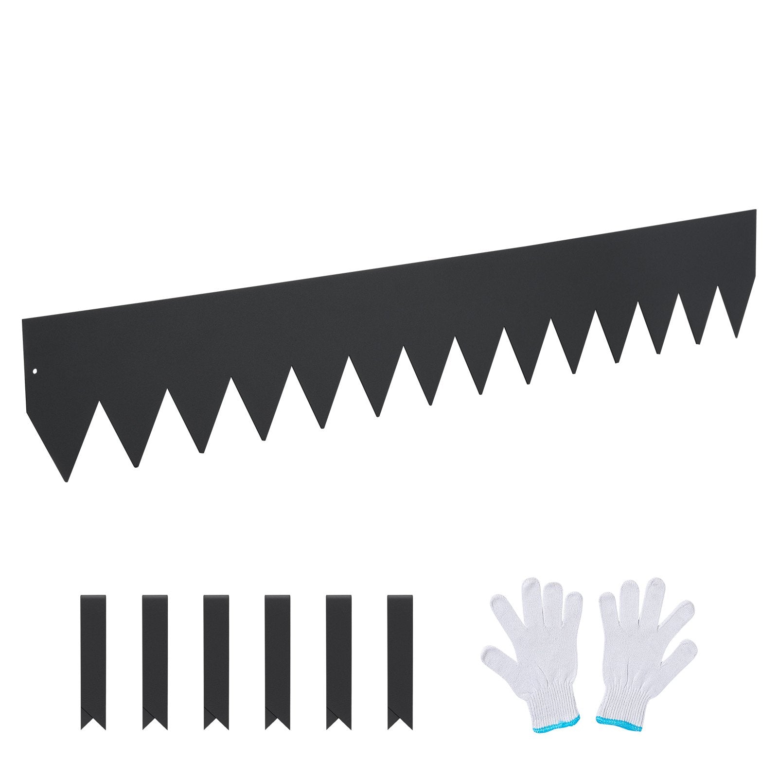 VEVOR Steel Landscape Edging, 4-pack Steel Garden Edging Borders, 40