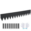VEVOR Steel Landscape Edging, 6-pack Steel Garden Edging Borders, 40