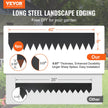 VEVOR Steel Landscape Edging, 4-pack Steel Garden Edging Borders, 40