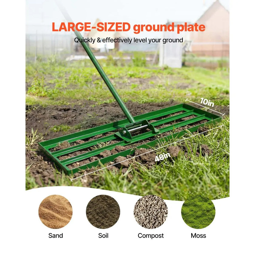 VEVOR Lawn Leveling Rake, 48