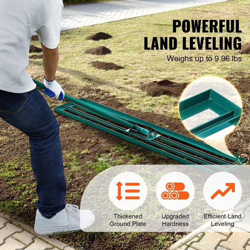 VEVOR Lawn Leveling Rake, 48