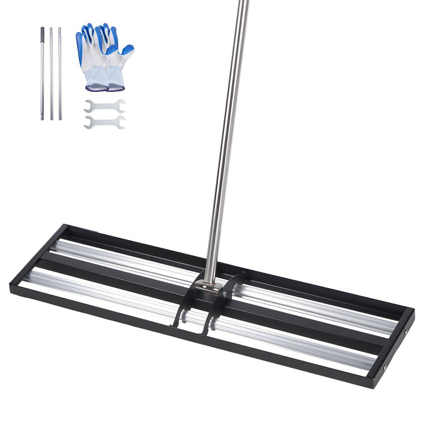 Updated Lawn Leveling Rake with Roller – 36