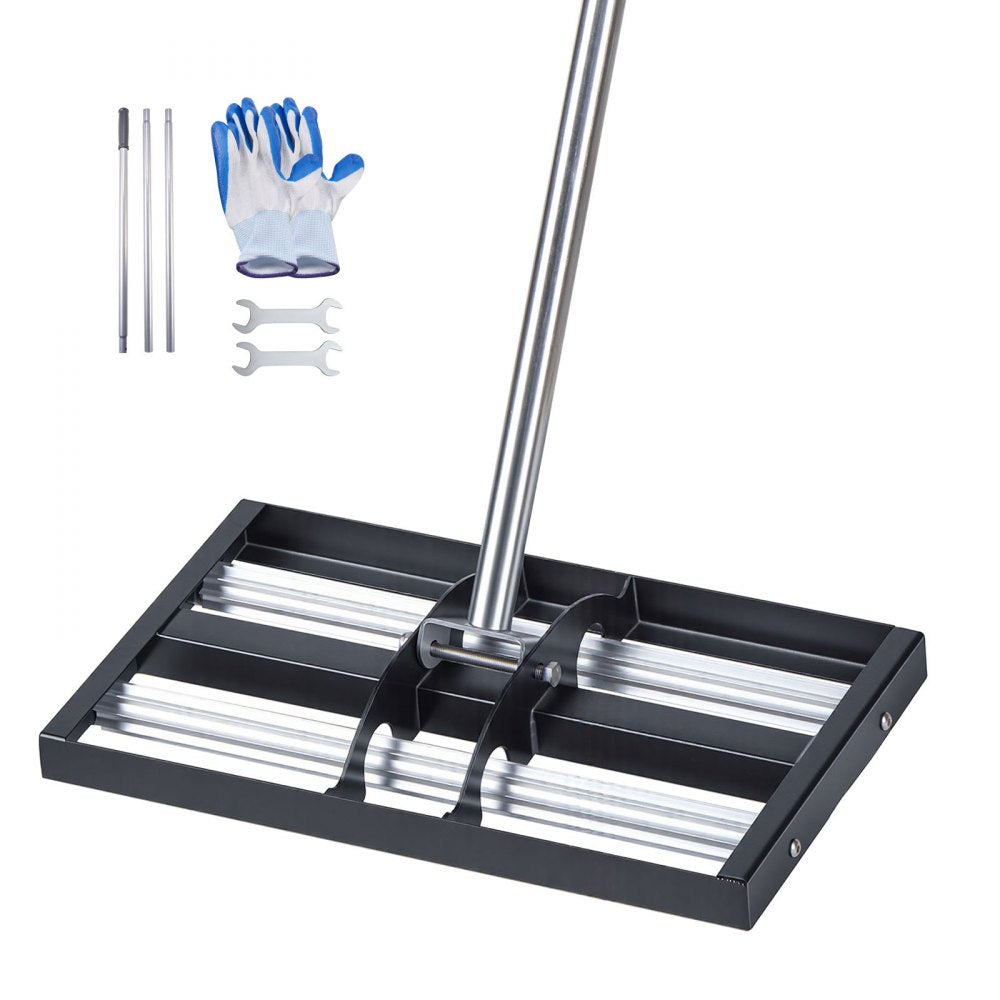 VEVOR Lawn Leveling Rake with Rollers, 17