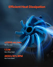 VEVOR CPU Liquid Cooler AIO CPU Water Cooler with ARGB Light & 120 mm PWN Fans