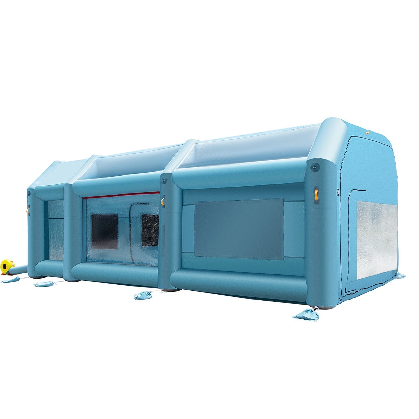 VEVOR Inflatable Spray Booth 27x14FT Mobile Portable Car Workstation Top with Upgraded Oxford Cloth for Car Parking Tent Workstation