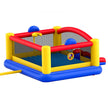 VEVOR Inflatable Bounce House, Outdoor High Quality Playhouse Trampoline, Jumping Bouncer with Blower, Slide, and Storage Bag, Family Backyard Bouncy Castle, for Kid Ages 3–10 Years, 177x173x80 inch
