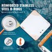 VEVOR Inflatable Floating Dock,7 x 7FT Inflatable Dock Platform, Non-Slip Water Floating Dock Mat with Portable Carrying Bag & Detachable Ladder, Floating Platform Island Raft for Pool Beach Ocean