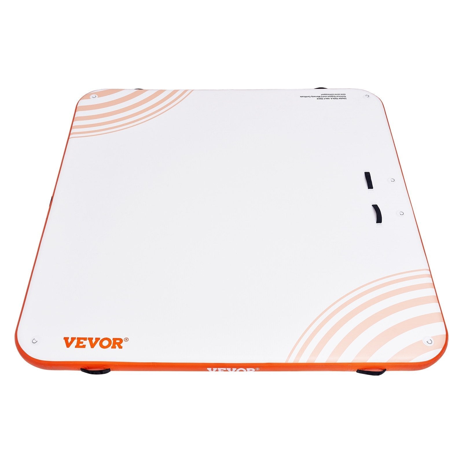 VEVOR Inflatable Floating Dock,7 x 7FT Inflatable Dock Platform, Non-Slip Water Floating Dock Mat with Portable Carrying Bag & Detachable Ladder, Floating Platform Island Raft for Pool Beach Ocean