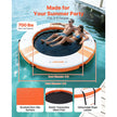 8ft Inflatable Floating Dock Platform – Non-Slip Water Air Mat with Ladder & Carry Bag