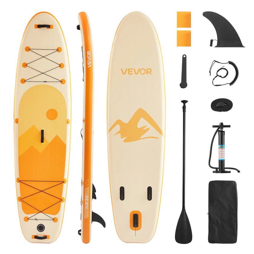 VEVOR Inflatable Stand Up Paddle Board 11.6' Sup Surfboard with Paddle Accessory