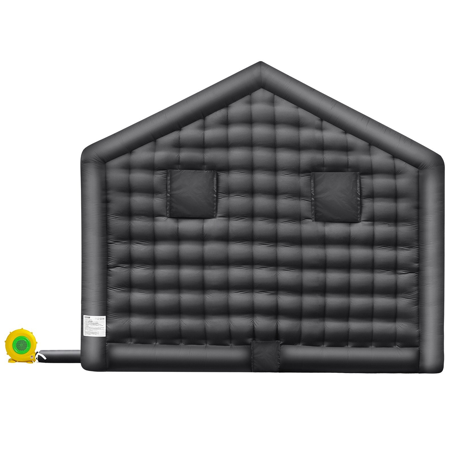 VEVOR Inflatable Nightclub 17.7 x 16.4 x 13.9 Ft Blow up Party Tent with Lights