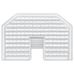 VEVOR Inflatable Nightclub 26.2 x 19.7 x 13.1 Ft Blow up Party Tent White