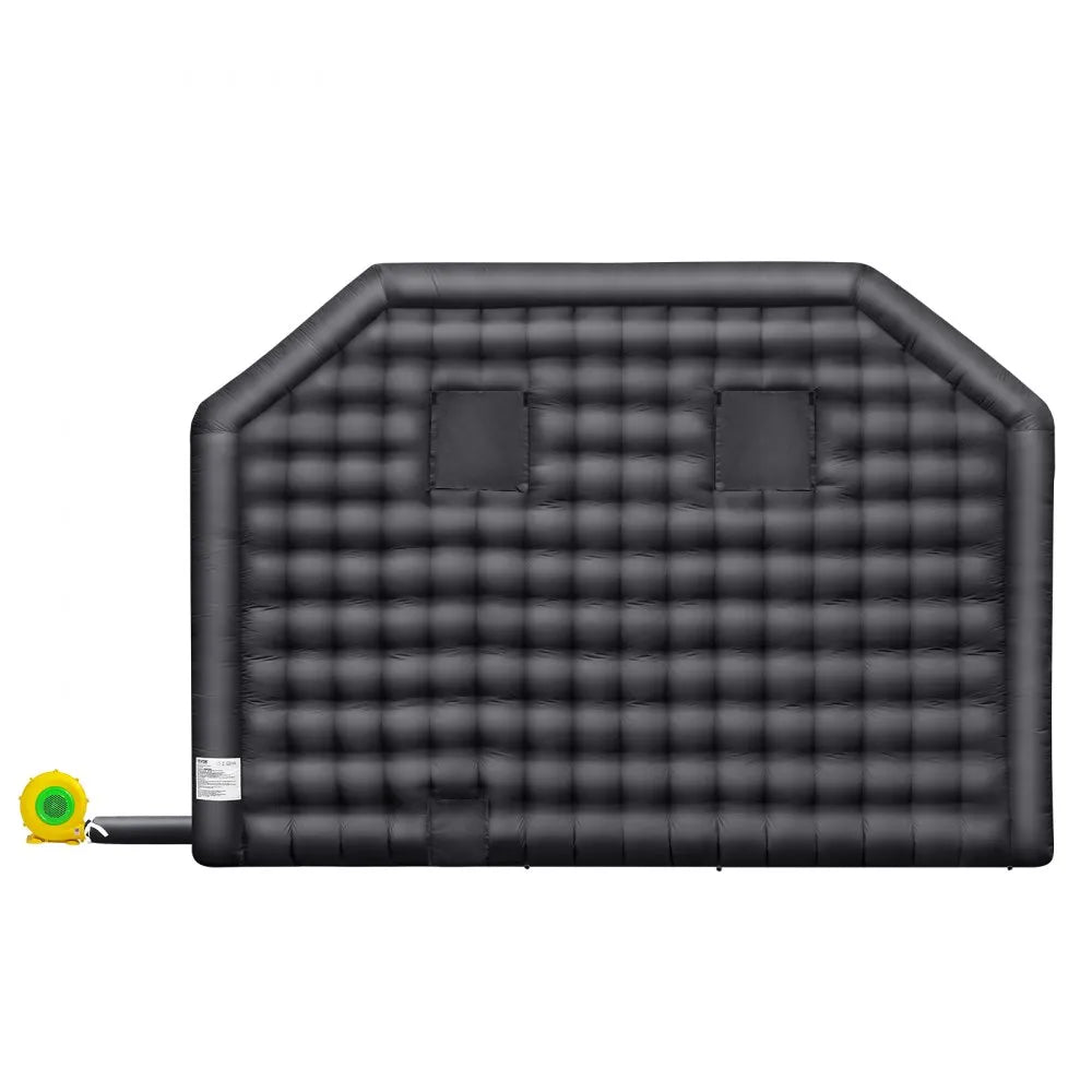 VEVOR Inflatable Nightclub 29.5 x 19.7 x 13.1 Ft Blow up Party Tent Black