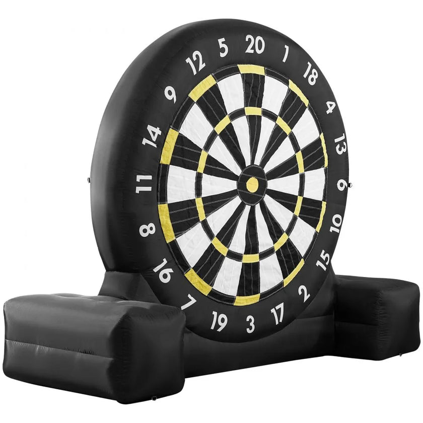VEVOR Inflatable Soccer Dart Board over 8 ft High with 9 Kick Balls & Air Pump