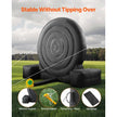 VEVOR Inflatable Soccer Dart Board over 10 ft High with 9 Kick Balls & Air Pump