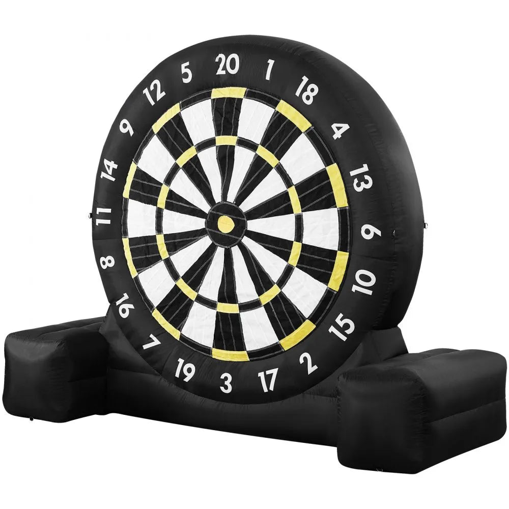 VEVOR Inflatable Soccer Dart Board over 10 ft High with 9 Kick Balls & Air Pump