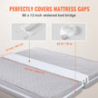VEVOR Bed Bridge King Bed Connector Kit Metal Buckle and Storage Bag 80