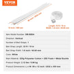 VEVOR Bed Bridge King Bed Connector Kit Metal Buckle and Storage Bag 80