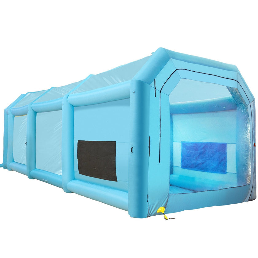 VEVOR 39.4x16.4x13.1ft Inflatable Spray Booth Custom Tent Paint Booth Inflatable