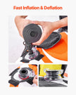 VEVOR Towable Tube for Boating 1-2 Riders Inflatable Boat Tubes and Towables