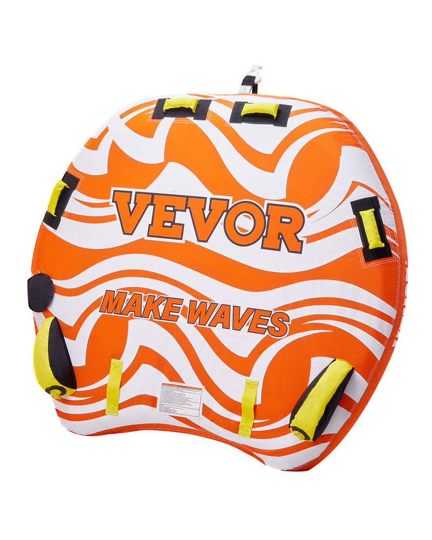 VEVOR Towable Tube for Boating 1-2 Riders Inflatable Boat Tubes and Towables