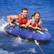 VEVOR Towable Tube for Boating, 1-2 Riders Inflatable Boat Tubes and Towables, 340 lbs, 51.8