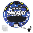 VEVOR Towable Tube for Boating, 1-2 Riders Inflatable Boat Tubes and Towables, 340 lbs, 51.8