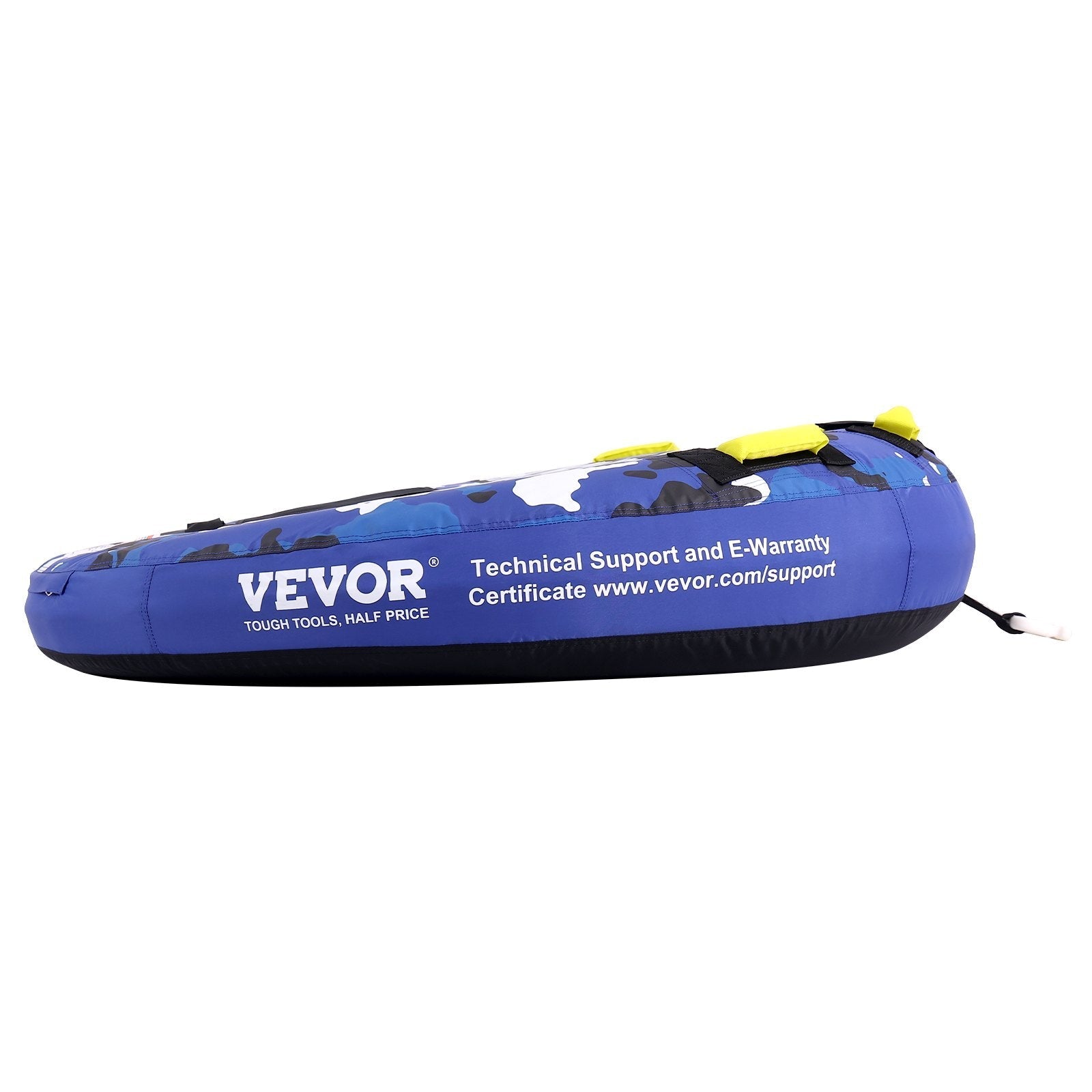 VEVOR Towable Tube for Boating, 1-2 Riders Inflatable Boat Tubes and Towables, 340 lbs, 51.8