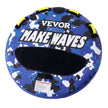 VEVOR Towable Tube for Boating, 1-2 Riders Inflatable Boat Tubes and Towables, 340 lbs, 51.8