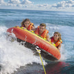 VEVOR Towable Tube for Boating, 1-3 Riders Inflatable Boat Tubes and Towables, 510 lbs, 63