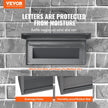 VEVOR Through The Wall Drop Box, Heavy Duty Steel Through the Wall Mailbox with 2.8-7.9