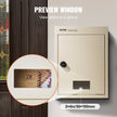 VEVOR Through The Wall Drop Box, Heavy Duty Steel Through the Wall Mailbox with 2.8-7.9