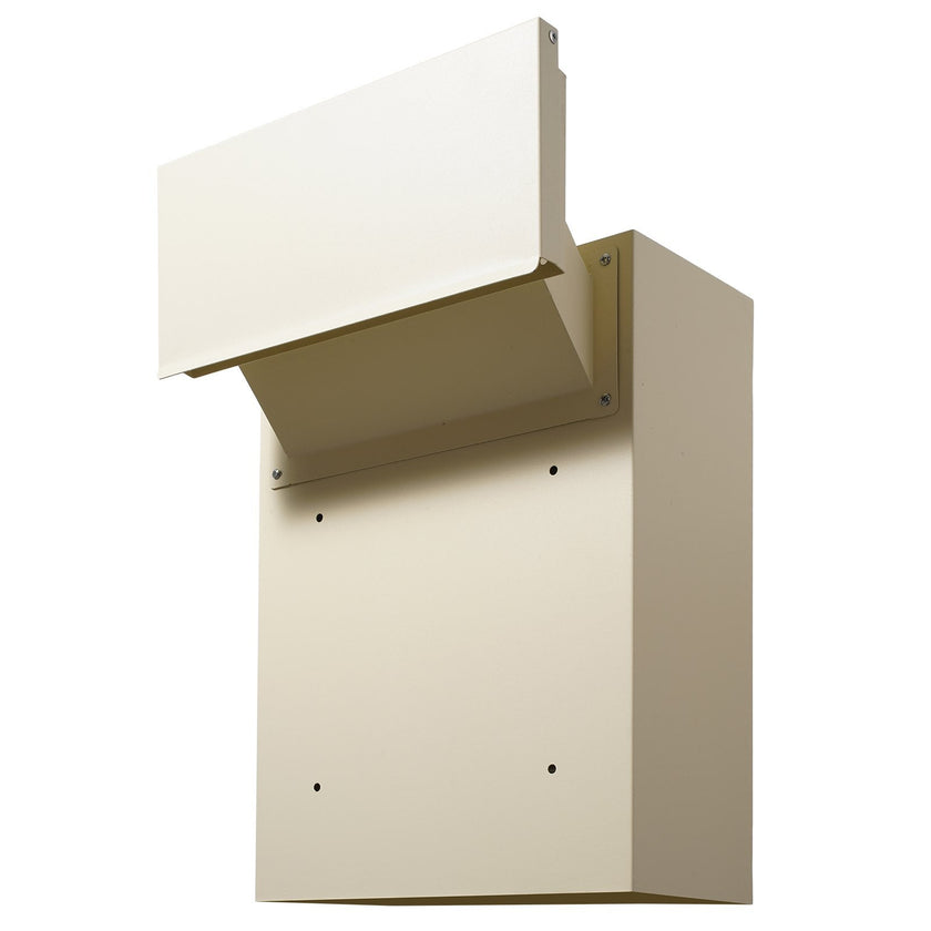 VEVOR Through The Wall Drop Box, Heavy Duty Steel Through the Wall Mailbox with 2.8-7.9