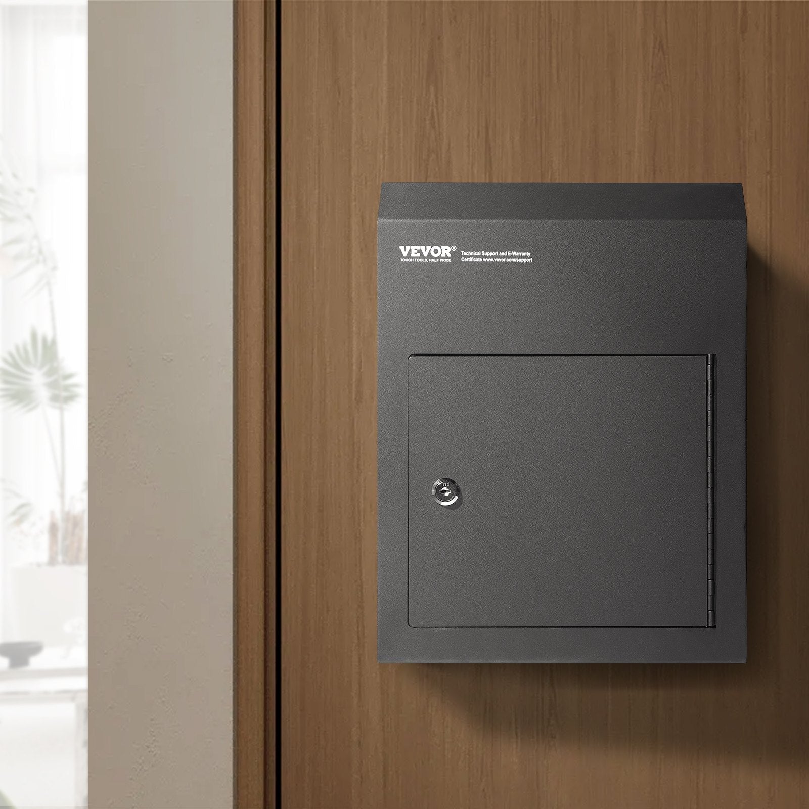 VEVOR Through The Door Key Drop Box 12x6x16