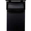 Vevor Through-the-wall Mailbox Letter Drop Box Adjustable Chute Rainproof Black