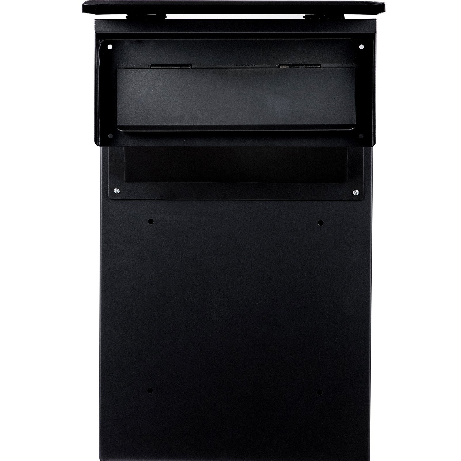 Vevor Through-the-wall Mailbox Letter Drop Box Adjustable Chute Rainproof Black
