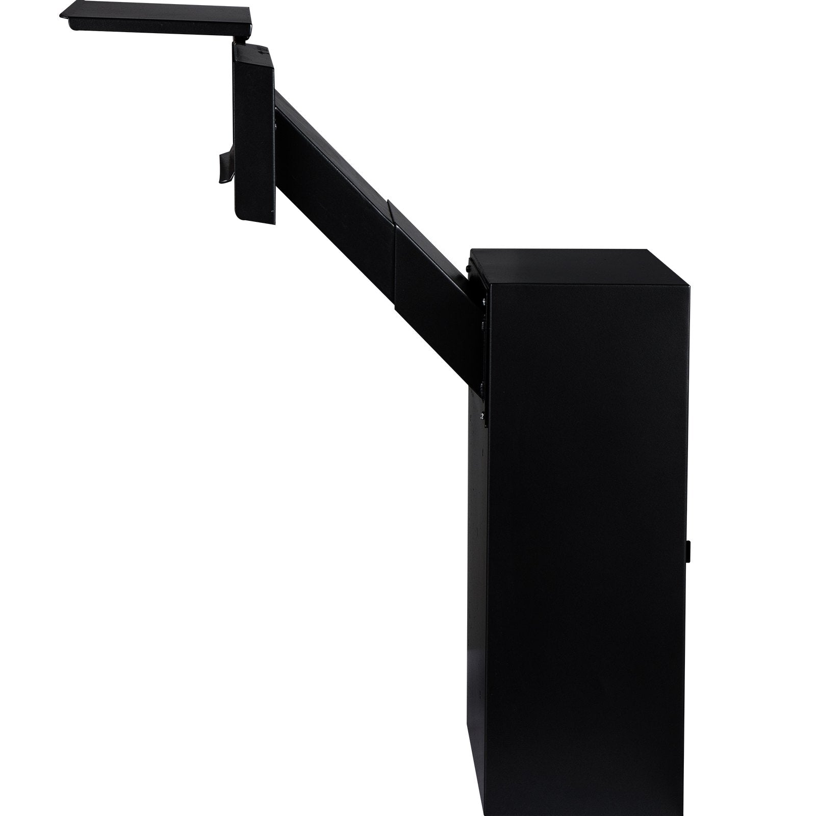 Vevor Through-the-wall Mailbox Letter Drop Box Adjustable Chute Rainproof Black