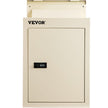 Vevor Through-the-wall Mailbox Letter Drop Box Adjustable Chute Rainproof Beige