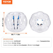 VEVOR Inflatable Bumper Ball 1-Pack, 5FT/1.5M Body Sumo Zorb Balls for Teen & Adult, 0.8mm Thick PVC Human Hamster Bubble Balls for Outdoor Team Gaming Play, Bumper Bopper Toys for Garden, Yard, Park