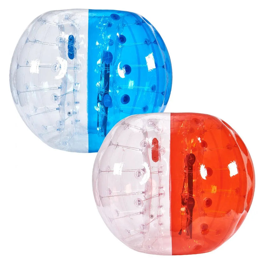VEVOR Inflatable Bumper Balls 2-Pack, 5FT/1.5M Body Sumo Zorb Balls for Teen & Adult, 0.8mm Thick PVC Human Hamster Bubble Balls for Outdoor Team Gaming Play, Bumper Bopper Toys for Garden, Yard, Park