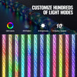 VEVOR 1 PC 4 FT Whip Light, APP & RF Remote Control Led Whip Light, Waterproof 360°Spiral RGB Chasing Lighted Whips with 2 Flags, for UTVs, ATVs, Motorcycles, RZR, Can-am, Trucks, Off-road, Go-karts