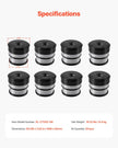 VEVOR Body Mount Bushing Kit for 2008-2016 F250 F350 Super Duty 64 PCS Silicone