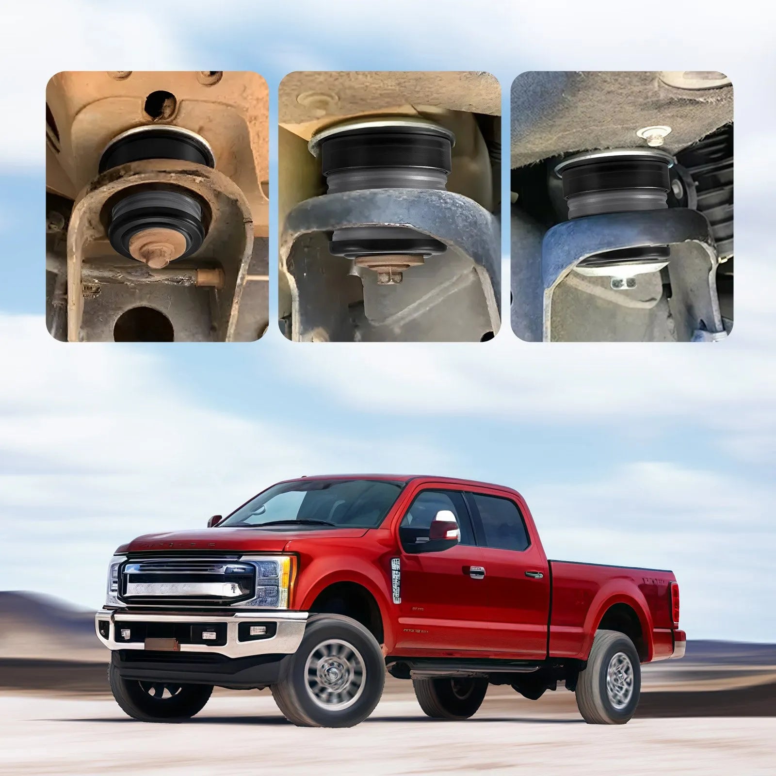 VEVOR Body Mount Bushing Kit for 2008-2016 F250 F350 Super Duty 64 PCS Silicone