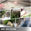 VEVOR Mist Maker 10 Head Ultrasonic Mist Fogger with Waterproof Power Supply Ultrasonic Fogger Humidifier Stainless Steel Pond Mister Fogger 5kg/h Ultrasonic Mist Humidifier for Gardening and Pond