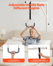 VEVOR Trapeze Bar for Bed Mobility 350LBS Capacity Bed Trapeze with 2 Wheels