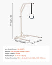 VEVOR Trapeze Bar for Bed Mobility Height-Adjustable Free Standing Trapeze Bar